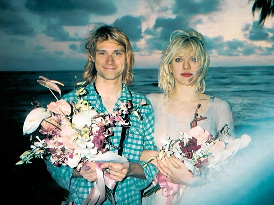 Kurt Cobain and Courtney Love