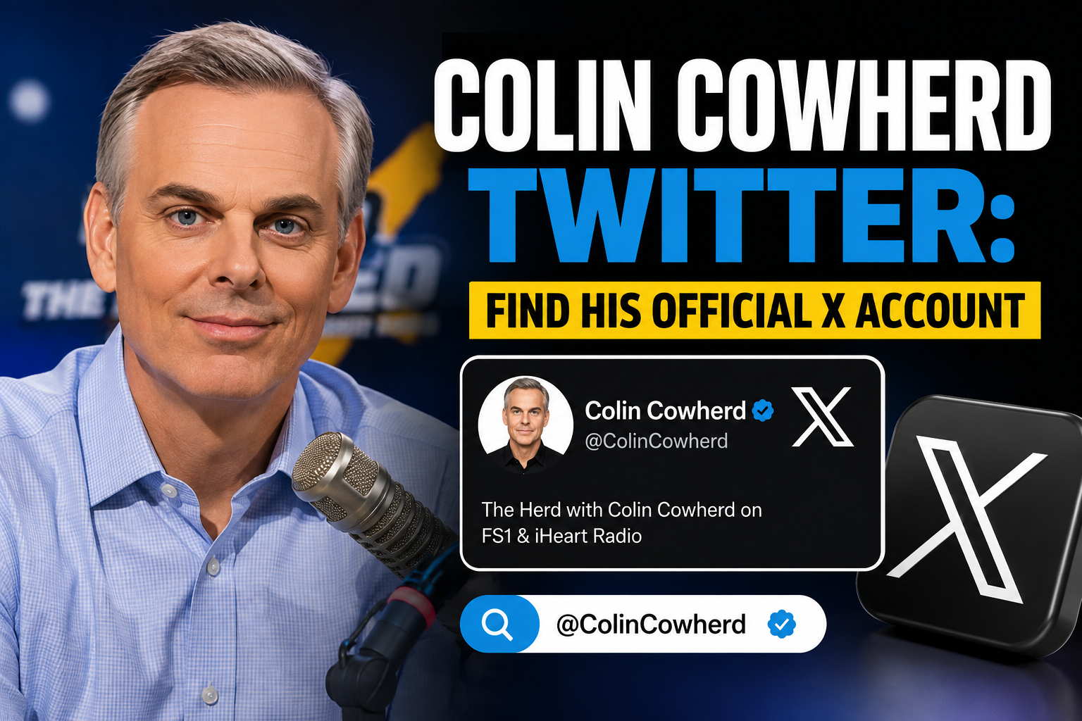 Colin Cowherd Twitter
